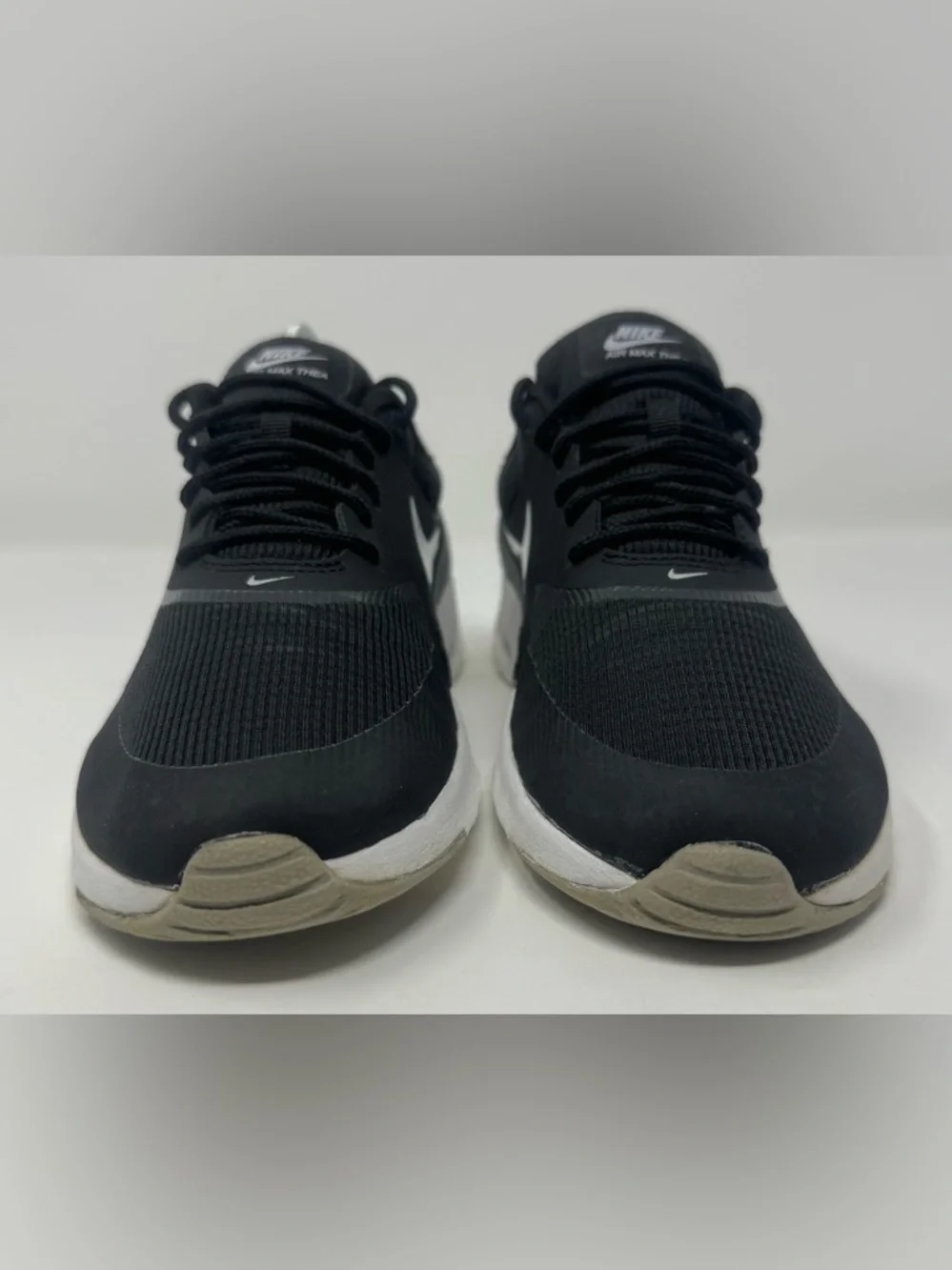 Nike Women’s Black & White Air Max Thea Grey Anthracite Lightweight Sneakers